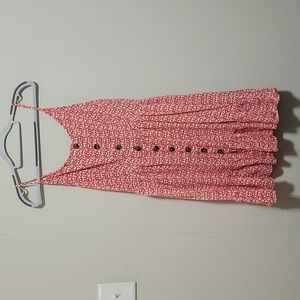 Red Spaghetti Strap Dress